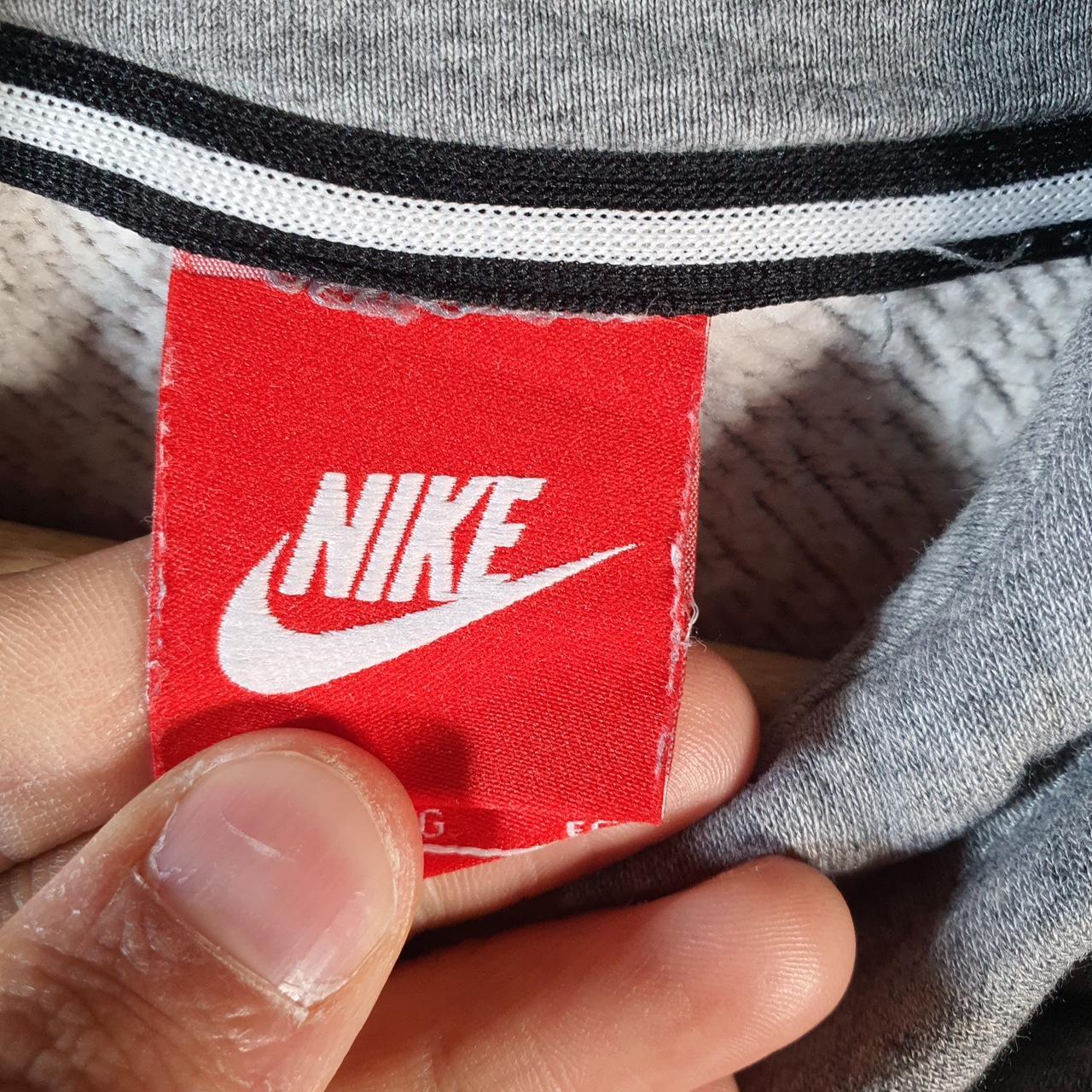 Vintage Nike Club Sportswear Hoodie Womens XL Grey Swoosh Y2K Pullover