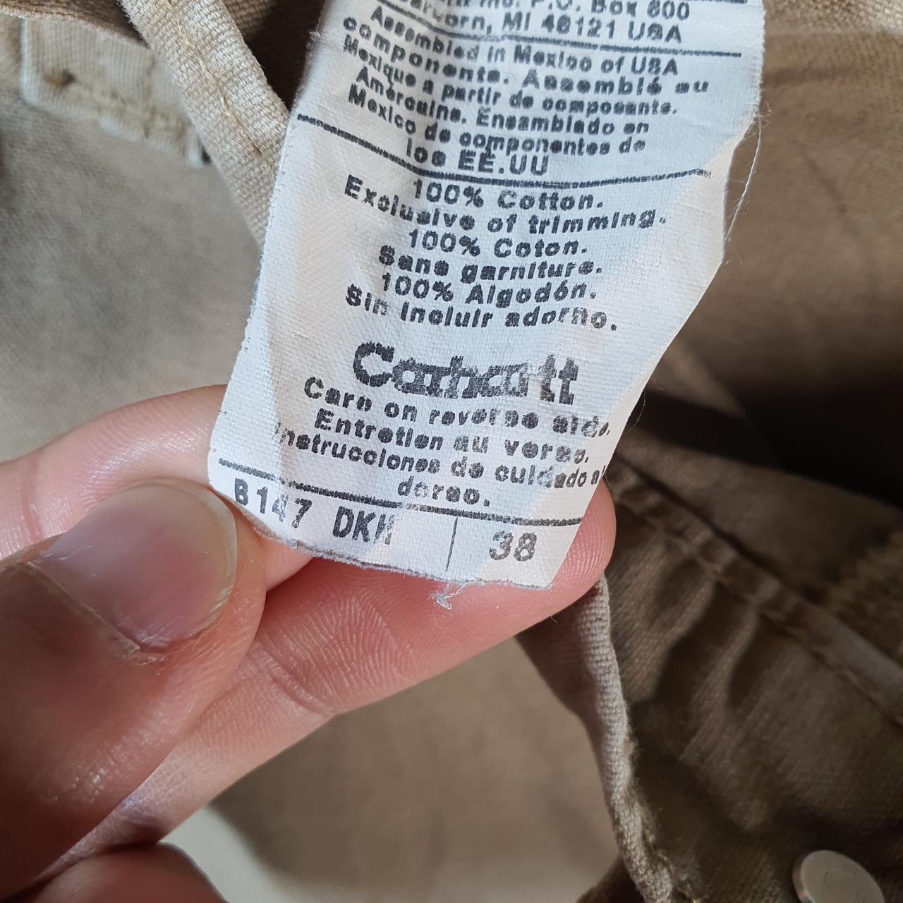 Vintage Carhartt Baggy Carpenter Shorts Jorts Cargo Men’s W38 Brown Relaxed Fit Workwear A4706