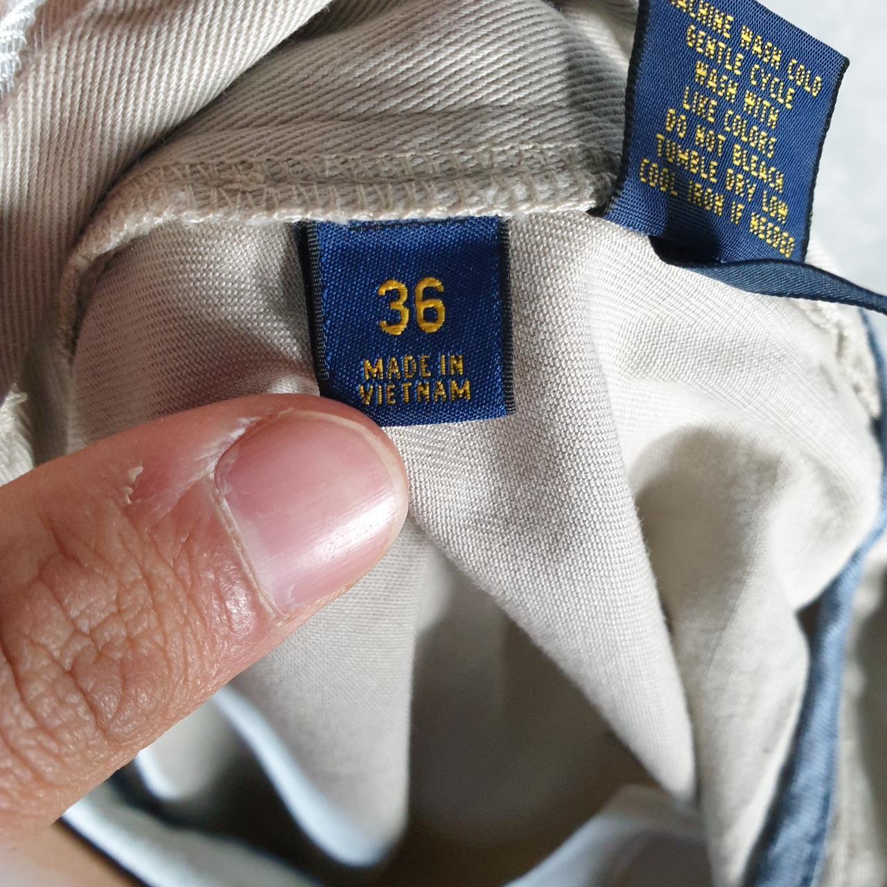 Vintage Ralph Lauren Polo Shorts Jorts Chino Cargo Men’s W36 Brown Baggy Cotton