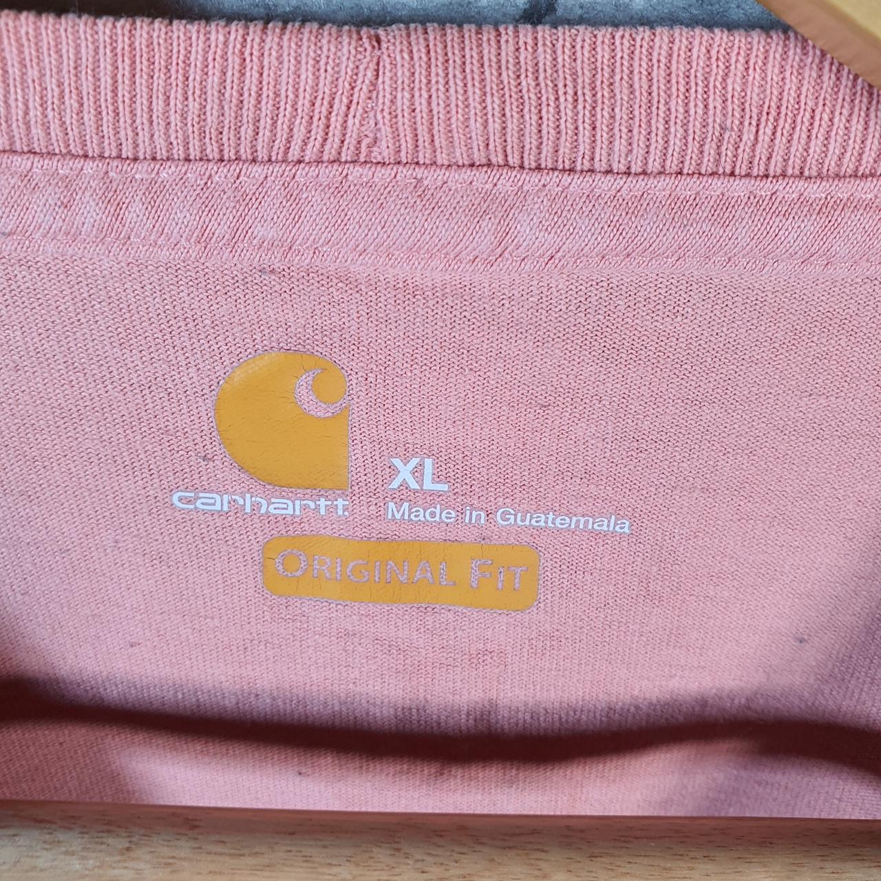 Vintage Carhartt Pocket T Shirt Men’s XL Pink Workwear Chore Utility Original Fit
