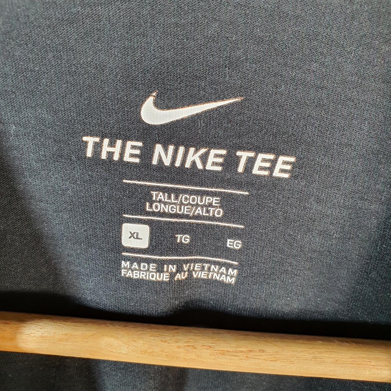 Vintage Nike Just Do It T Shirt Men’s XL Black Logo Swoosh Athletic