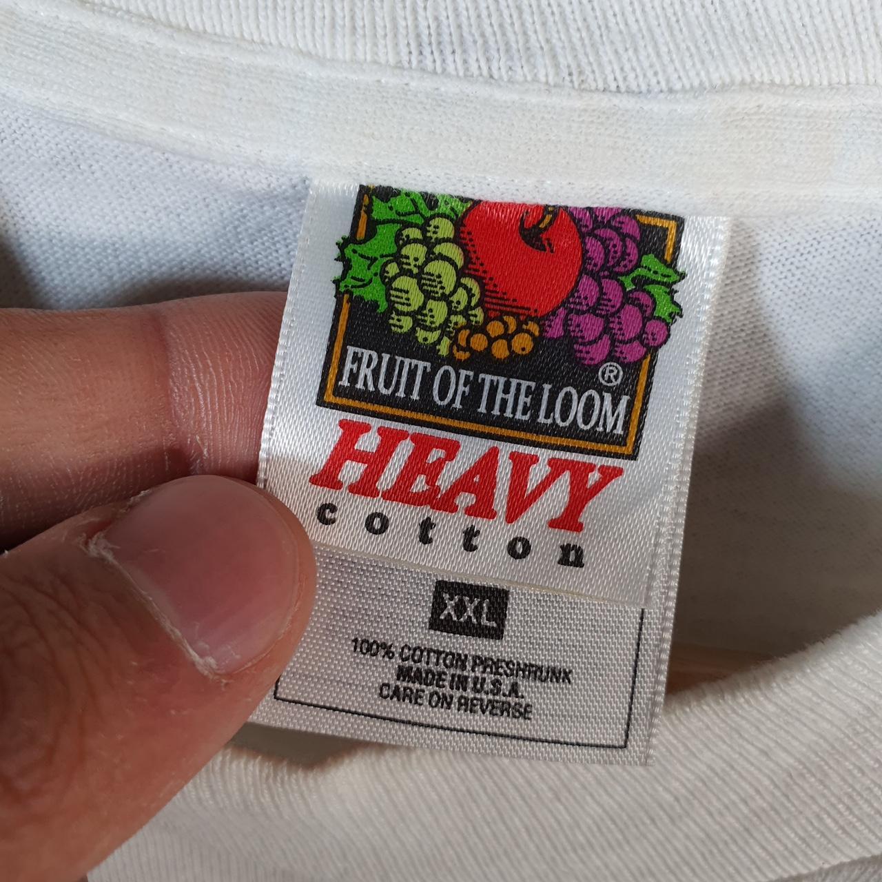 Vintage Fruit of the Loom 1996 NFL Albuquerques 90s USA Single Stitch T Shirt Men’s 2XL White Big Fish Vintage