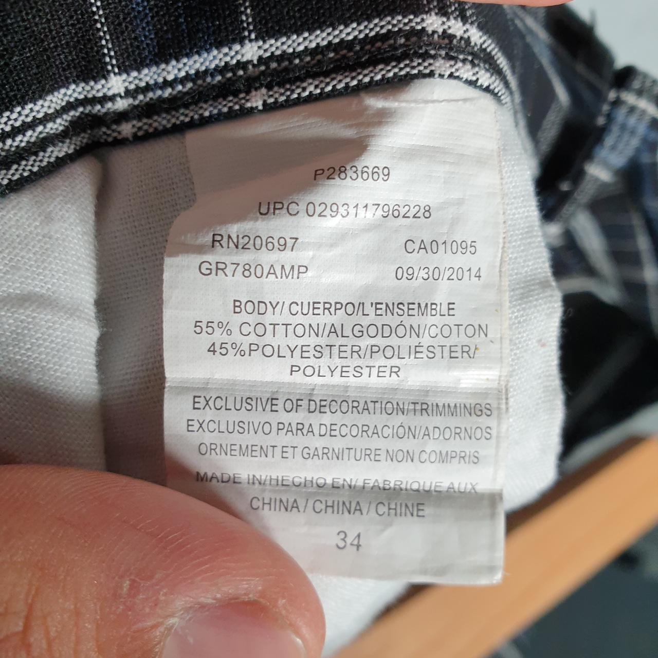 Vintage Dickies Baggy Chino Shorts Jorts Cargo Mens W34 Black Checkered Loose Fit