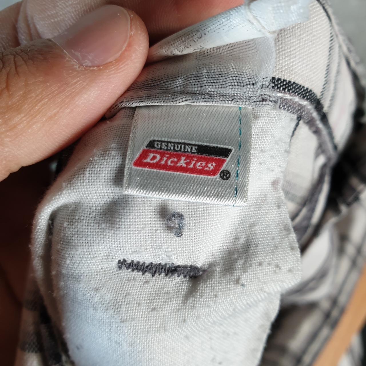 Vintage Dickies Baggy Chino Shorts Jorts Cargo Mens W34 Checkered Regular Fit