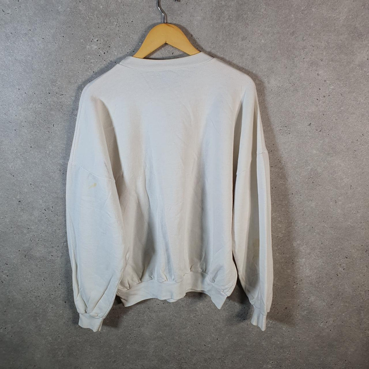 Vintage Harley Davidson 1995 Tasmanian Devul Sweatshirt Mens White Large Pullover USA