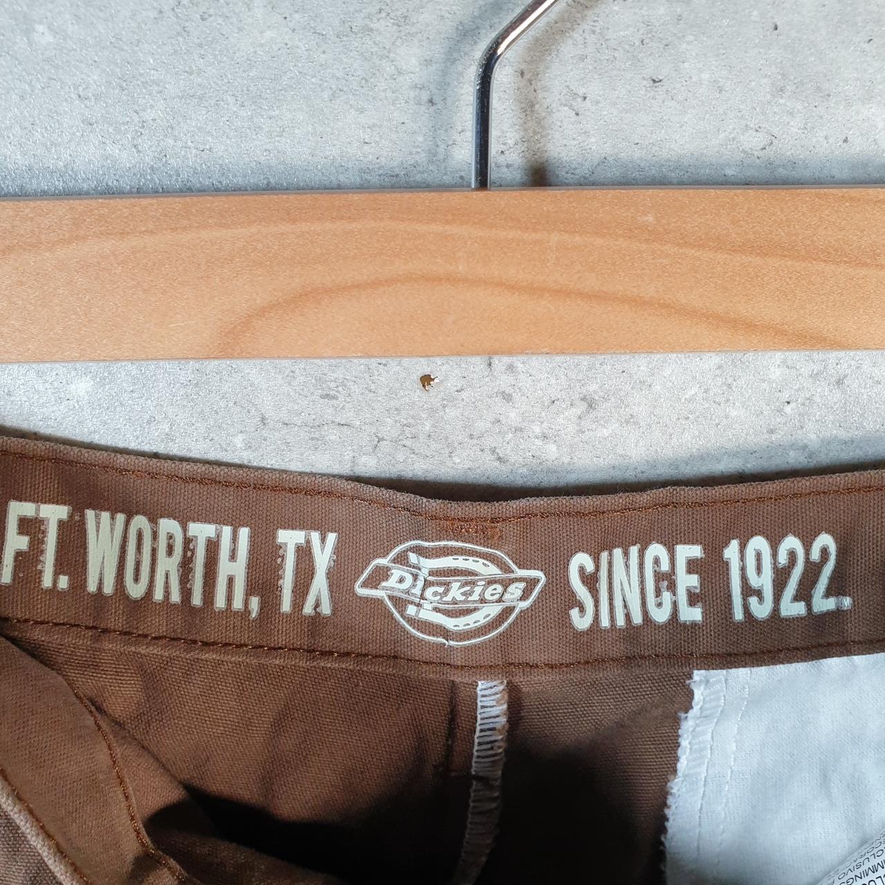 Vintage Dickies Baggy Chino Shorts Jorts Cargo Mens W36 Brown Relaxed Fit