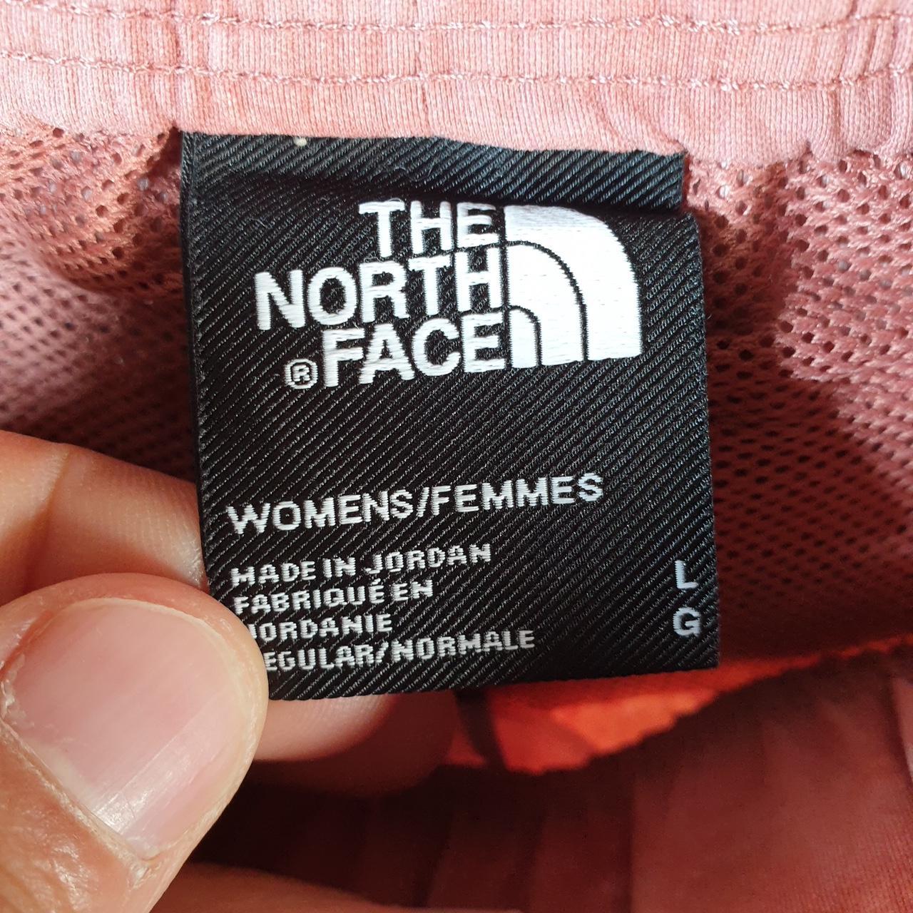 Vintage The North Face TNF Shorts Jorts Chino Cargo Womens Large Pink Baggy Cotton