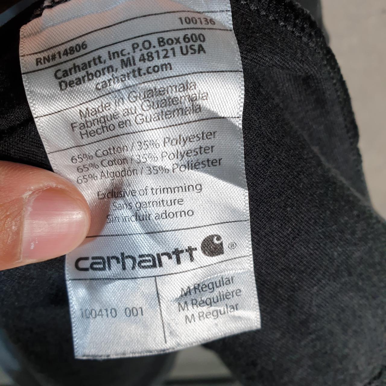 Vintage Carhartt Pocket T Shirt Men’s Medium Black Workwear Chore Utility Relaxed Fit C9173