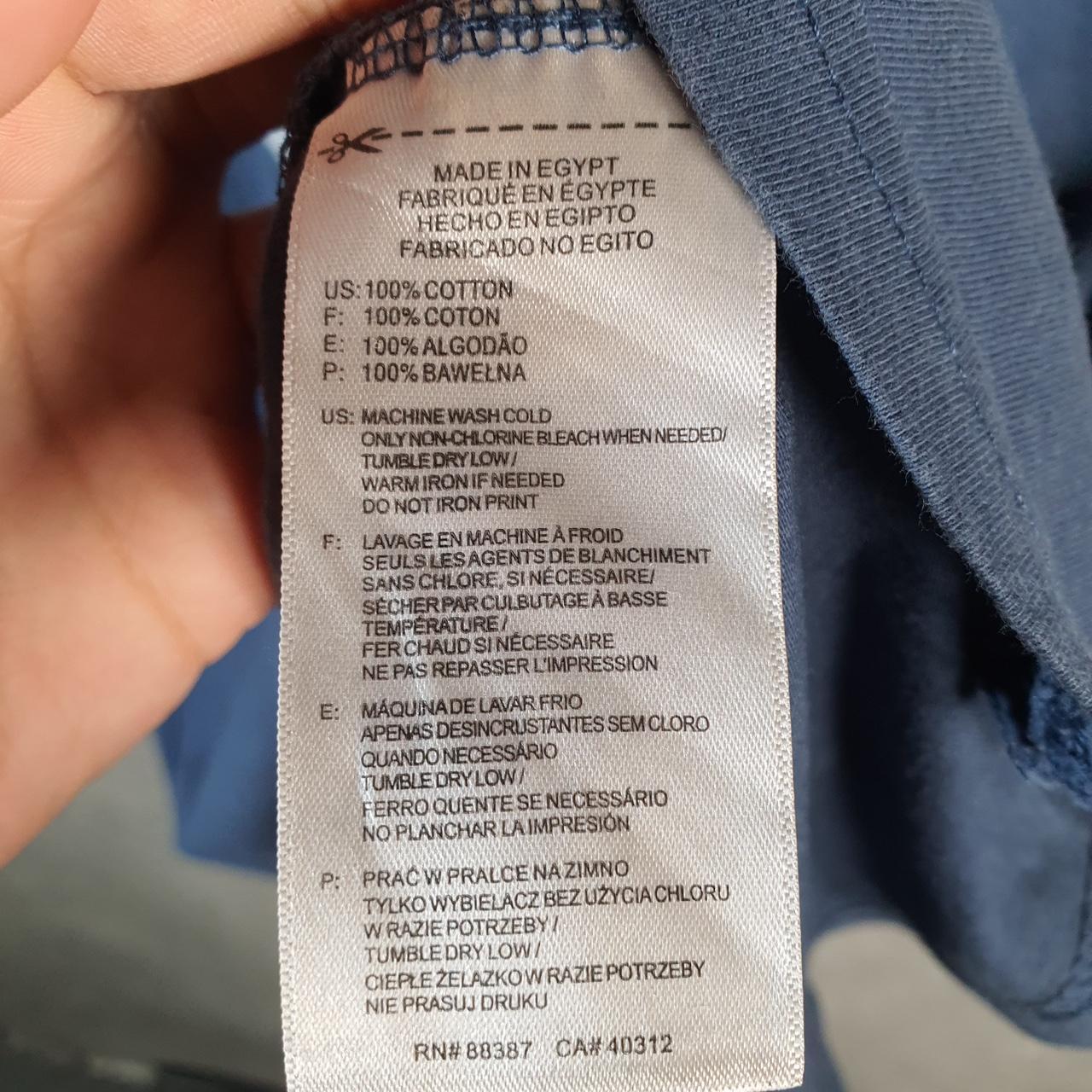 Vintage Adidas Golf Spellout T Shirt Shirt Men’s Large Blue Three Stripes Logo Athletic C9819