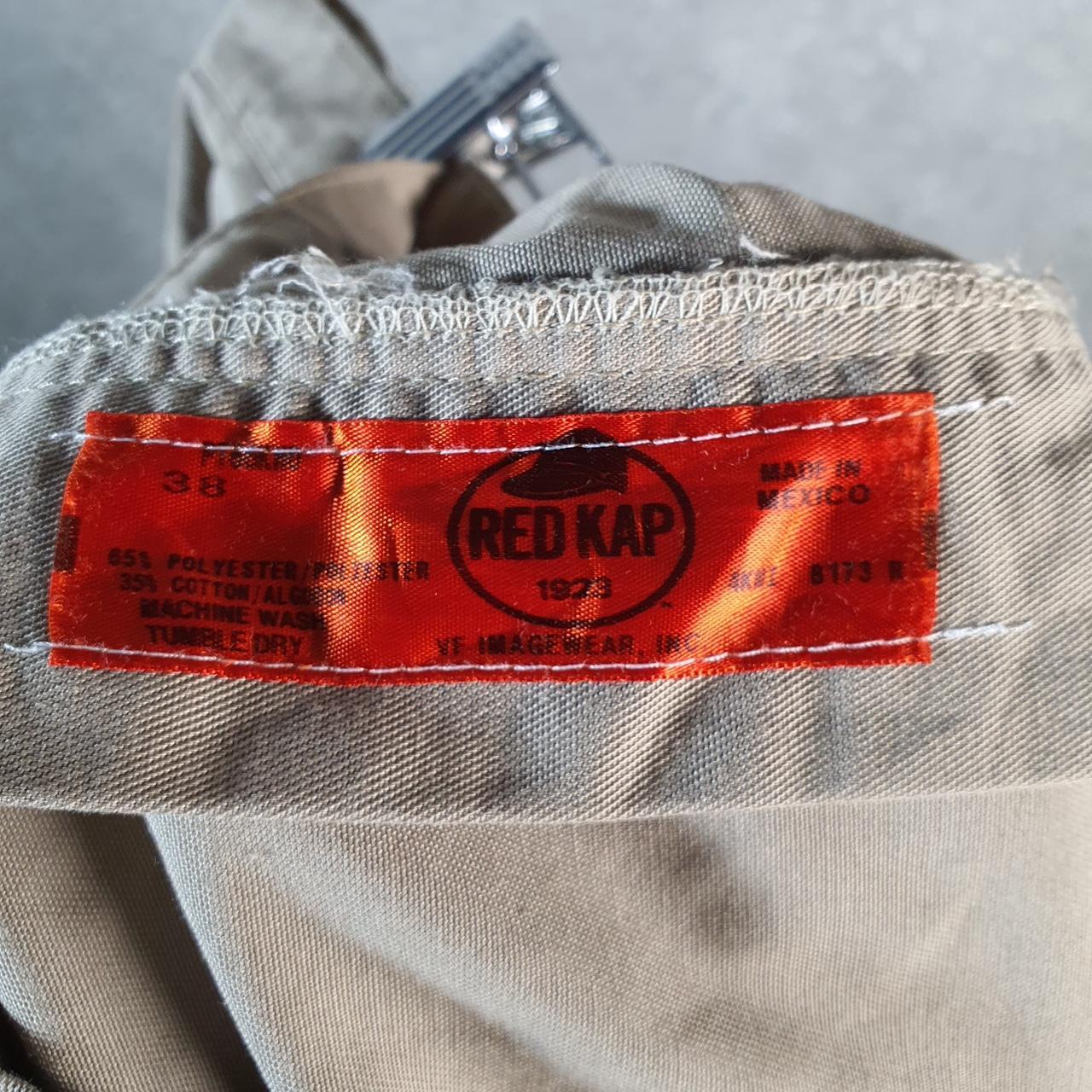 Vintage Red Kap Chino Shorts Jorts Cargo Men’s W38 Brown Baggy Cotton A4453