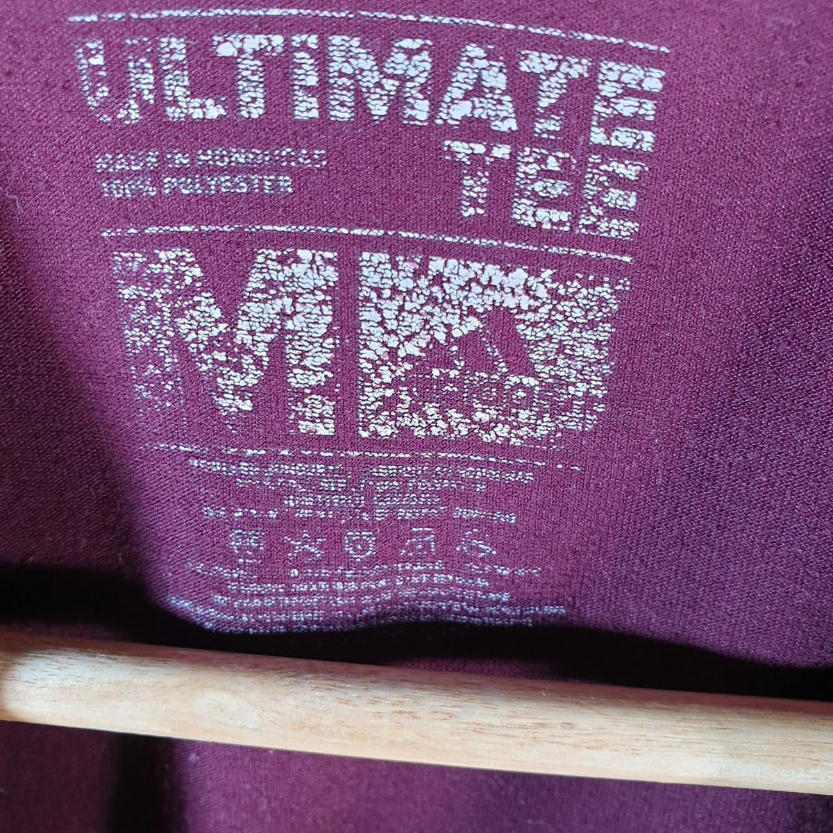 Vintage Adidas Ultimate Texas Aggies T Shirt Men’s Medium Burgundy Three Stripes Logo Athletic