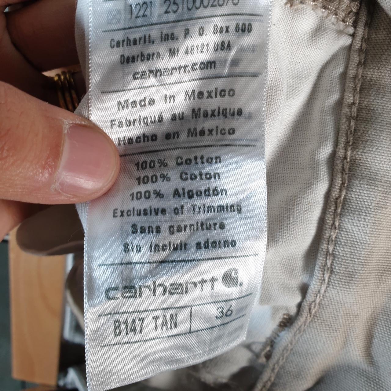 Vintage Carhartt Baggy Carpenter Shorts Jorts Cargo Men’s W36 Brown Original Fit Workwear