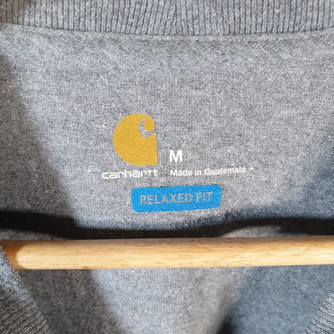 Vintage Carhartt Pocket T Shirt Men’s Medium Grey Workwear Chore Utility Relaxed Fit C9353