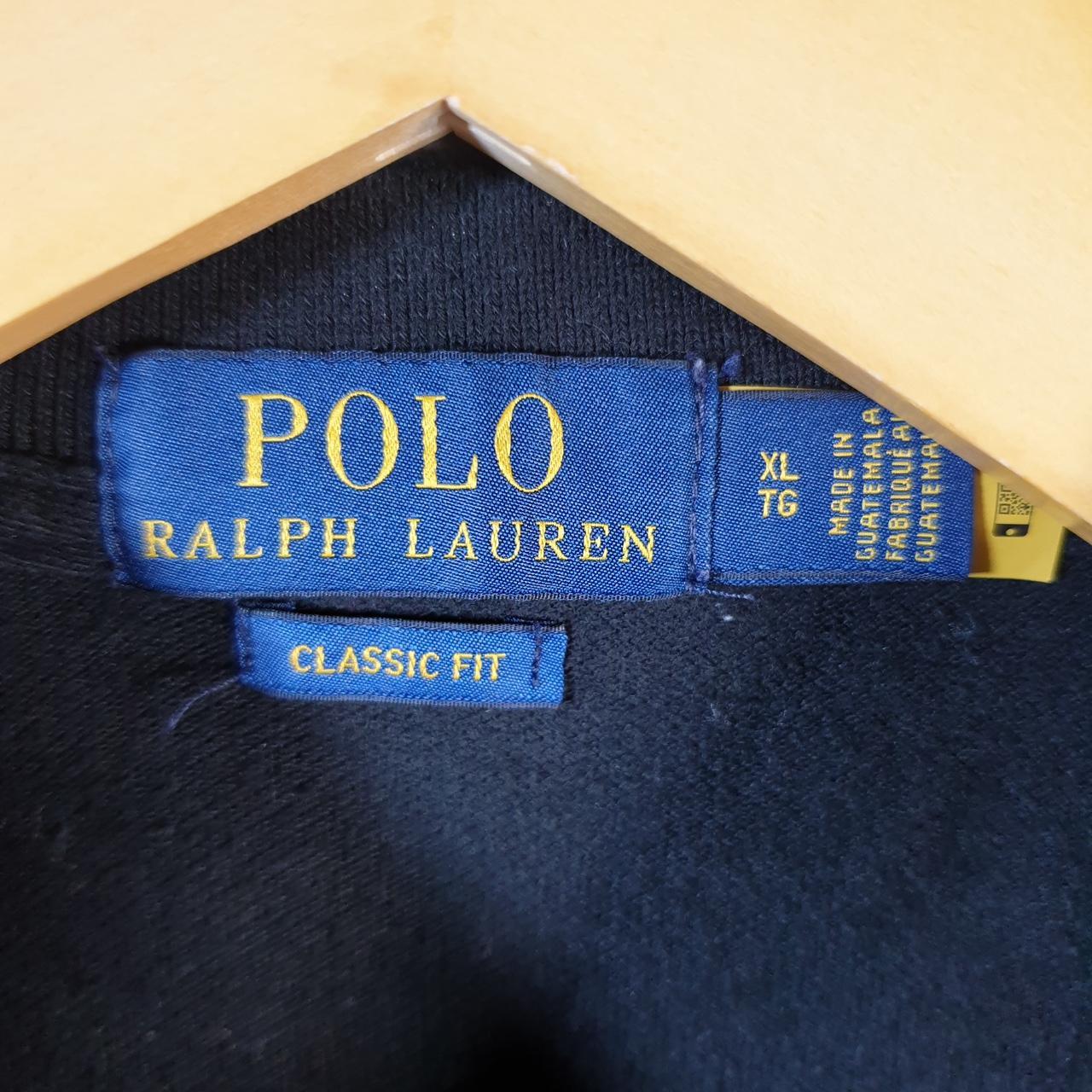 Vintage Ralph Lauren Polo Shirt Men’s XL Black Classic Fit Embroidered Pony
