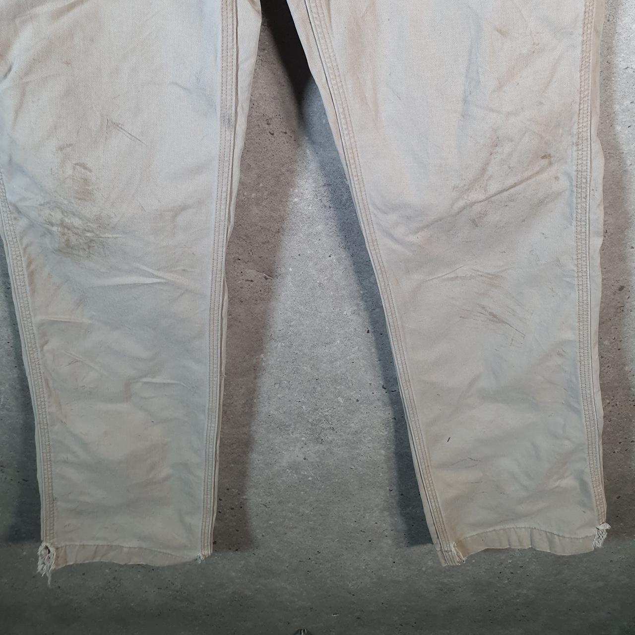 Vintage Carhartt Carpenter Trousers Mens W33 L36 Brown Relaxed Fit Workwear USA