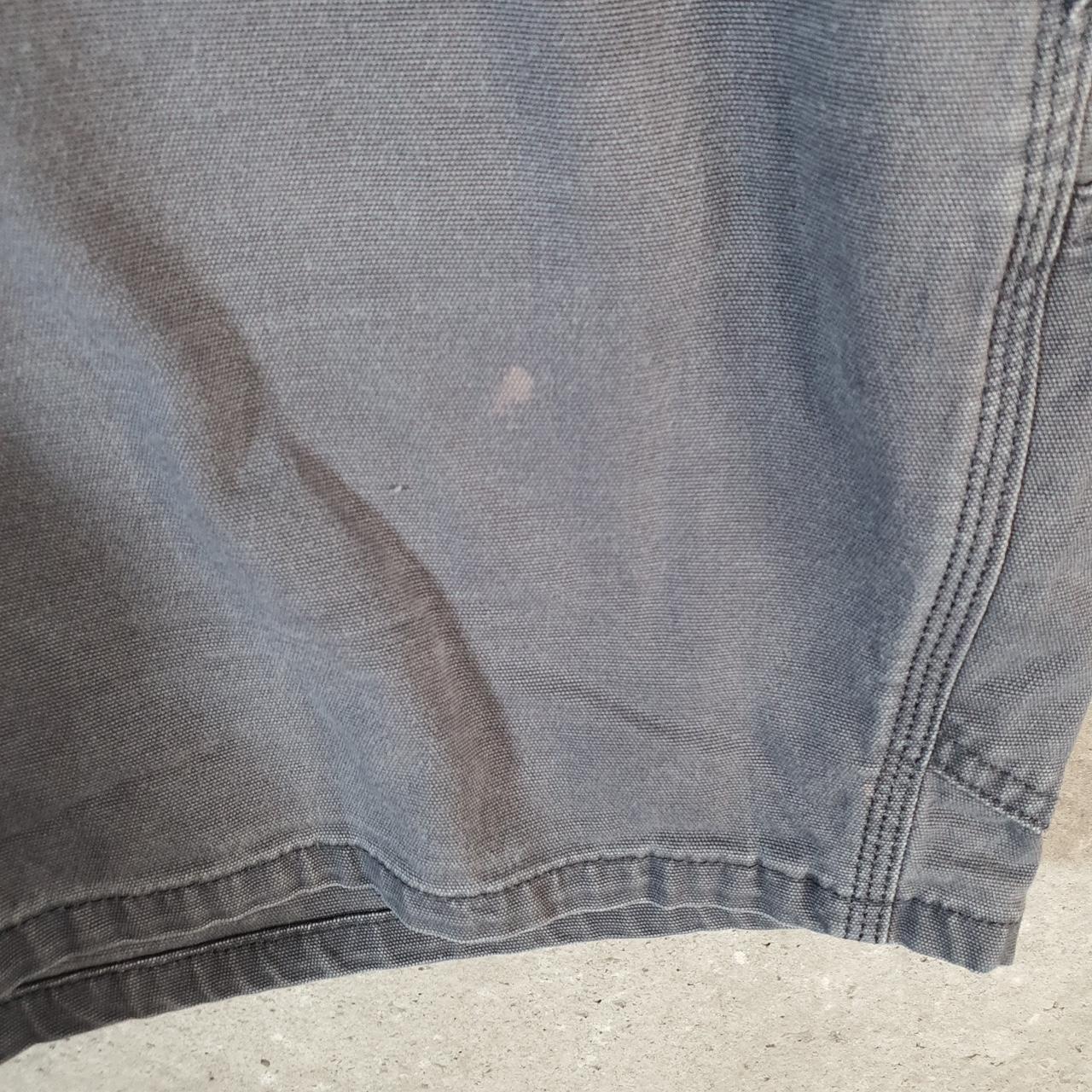 Vintage Carhartt Baggy Carpenter Shorts Jorts Cargo Womens W36 Grey Loose Fit Workwear A4703
