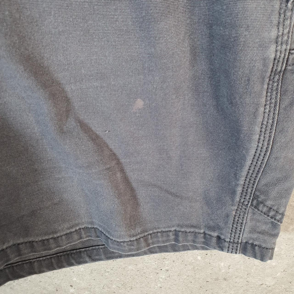 Vintage Carhartt Baggy Carpenter Shorts Jorts Cargo Womens W36 Grey Loose Fit Workwear A4703