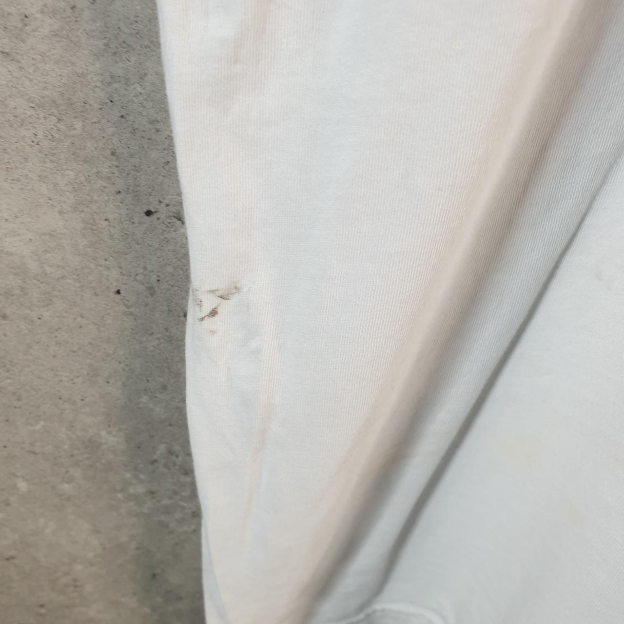 Vintage Adidas Trefoil Retro T Shirt Men’s Large White Logo Athletic