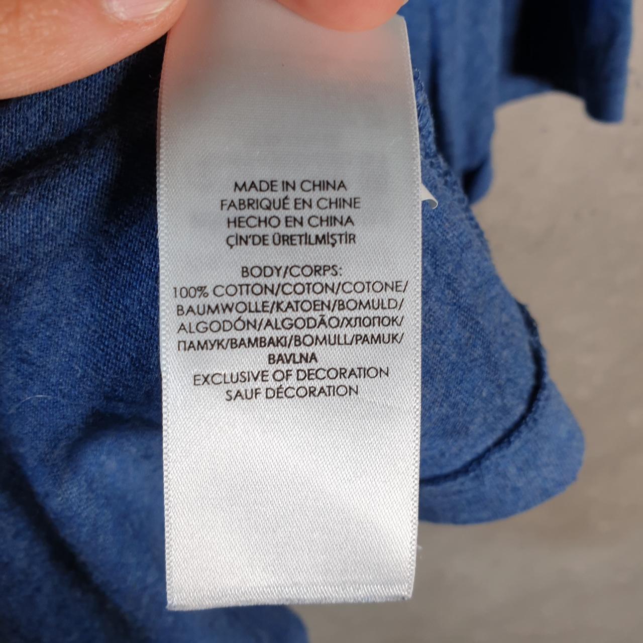 Vintage Ralph Lauren Polo T Shirt Men’s Medium Blue Embroidered Classic Fit Pony C8582