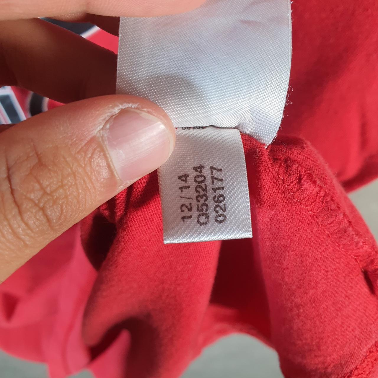 Vintage Adidas Trefoil Retro T Shirt Men’s Large Red Three Stripes Logo