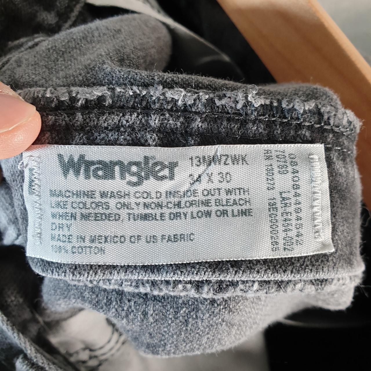 Vintage Wrangler Cut Off Denim Shorts Jorts Cargo Men’s W34 Grey Baggy Cotton