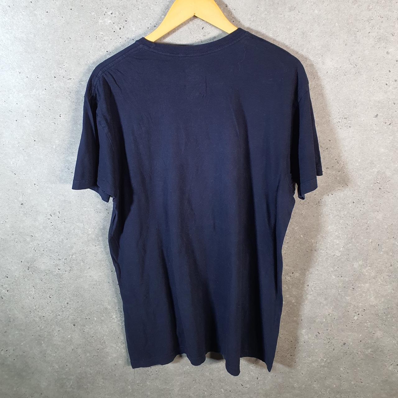 Vintage Ralph Lauren Polo T Shirt Men’s Large Blue Embroidered Classic Fit Pony C9076