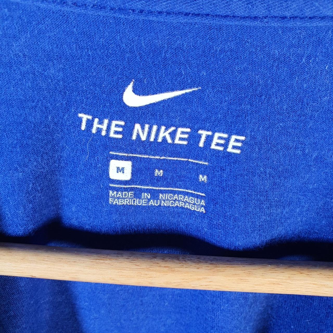 Vintage Nike Rangers Arlington Texas MLB T Shirt Mens Medium Blue Logo Swoosh Athletic