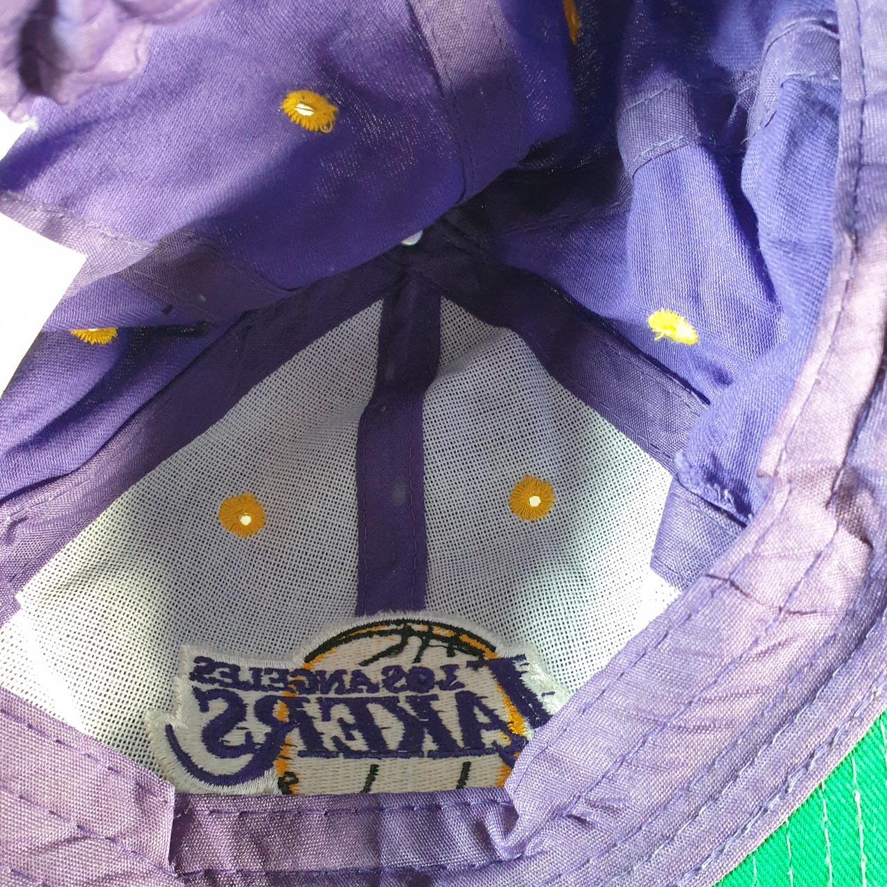 Vintage NBA Los Angeles Lakers Adjustable Cap Men’s USA Spellout Athletic C8506