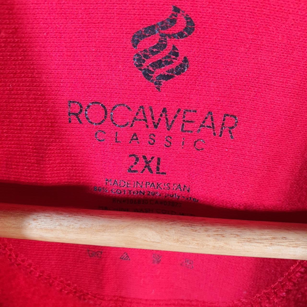 Vintage Rocawear Ball So Hard Sweatshirt Mens 2XL Red Pullover USA