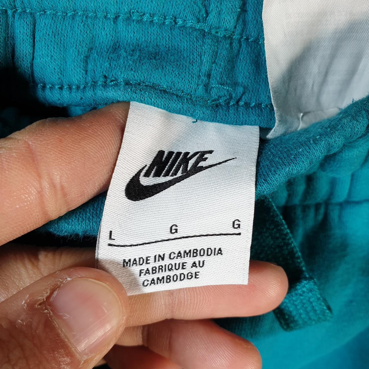 Vintage Nike Club Sweatpant Joggers Kids Large Blue Swoosh Sports Tracksuit - Big Fish Vintage