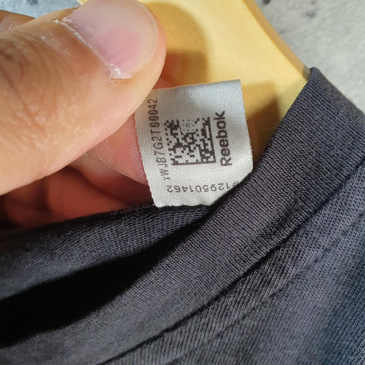 Vintage Reebok Spellout T Shirt Men’s Large Black sports Logo Athletic