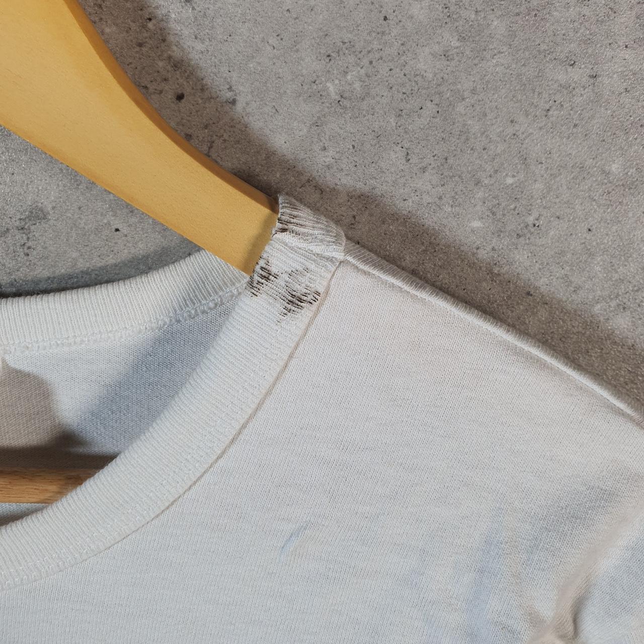 Vintage Champion Spellout T Shirt Men’s Medium White Casual USA Athletic