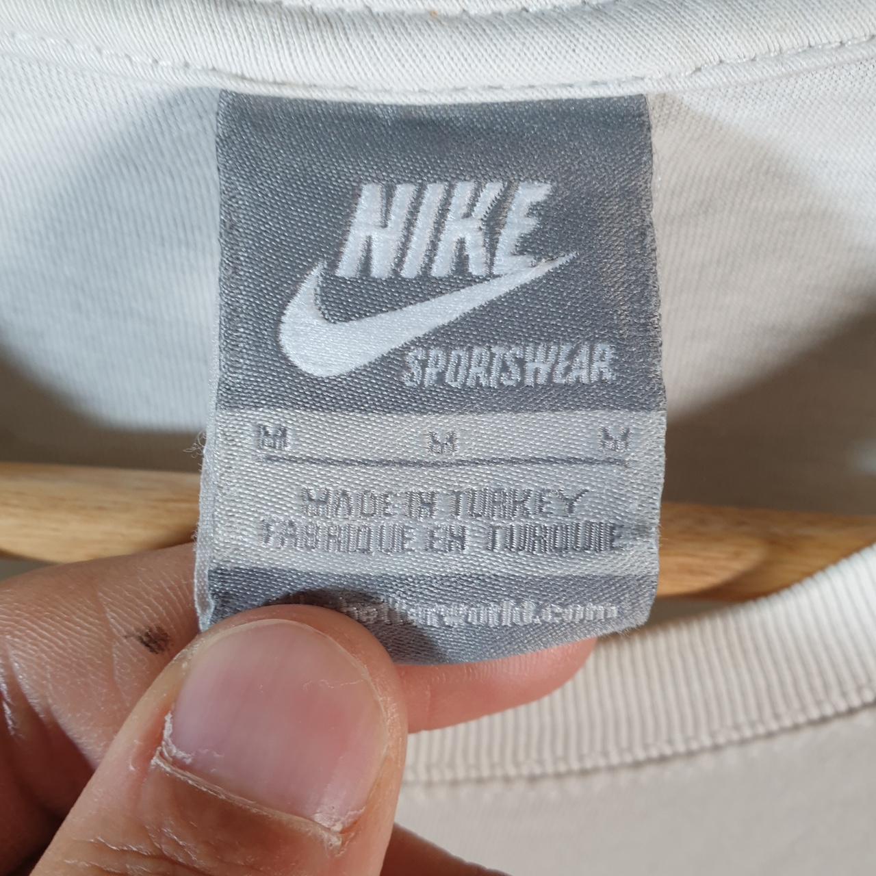 Vintage Nike Air Saves Soles 90s T Shirt Men’s Medium White Logo Swoosh Athletic