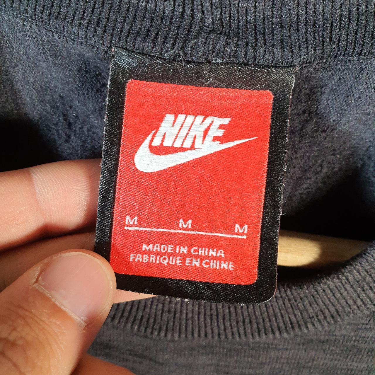 Vintage Nike Tech Fleece Club Graphic T Shirt Men’s Medium Black Swoosh Athletic