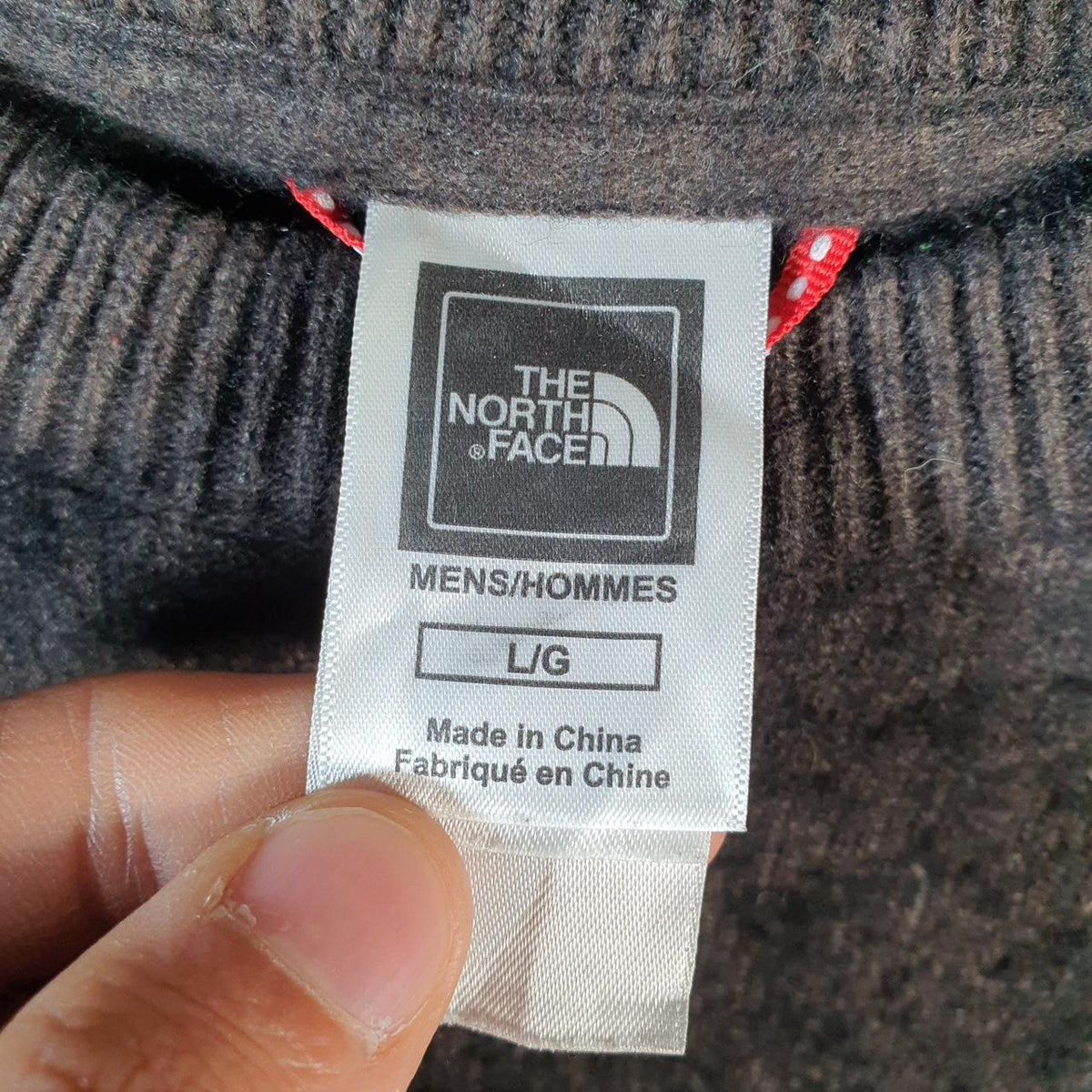 Vintage The North Face TNF Teddy Fleece Sweatshirt Mens XS Grey Logo Winter