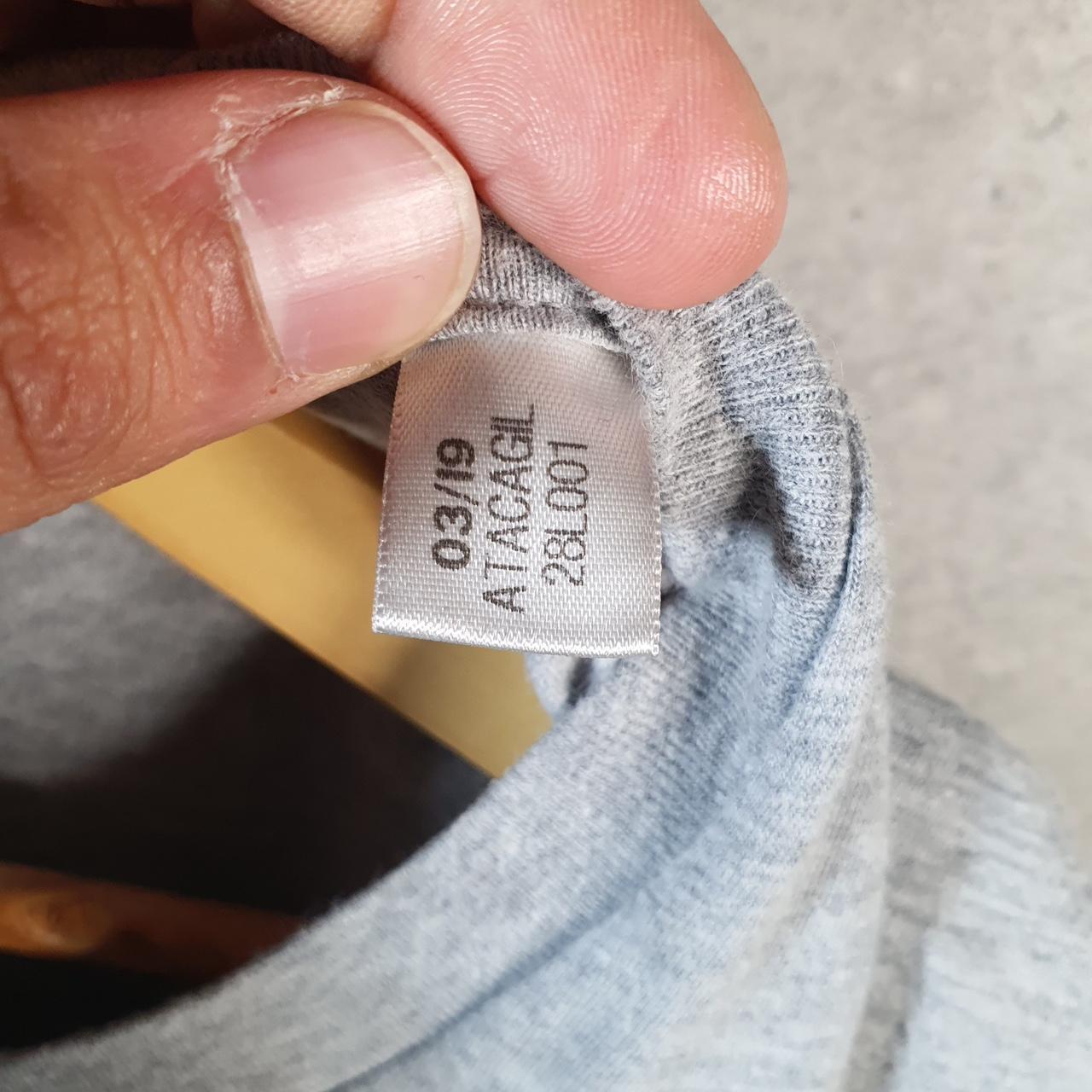 Vintage Adidas Amplifier T Shirt Shirt Men’s XL Grey Three Stripes Logo Athletic C9726