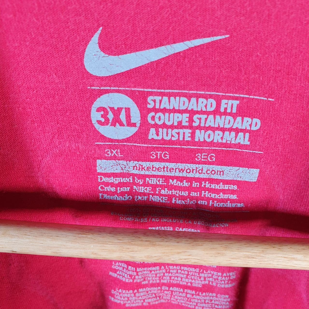 Vintage Nike Hotty Toddy Ole Miss T Shirt Men’s 3XL Red Swoosh Logo Athletic