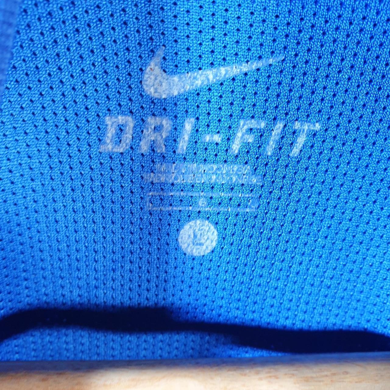 Vintage Nike Dri Fit Windbreaker Track Jacket Mens Large Blue USA Swoosh Full Zip USA