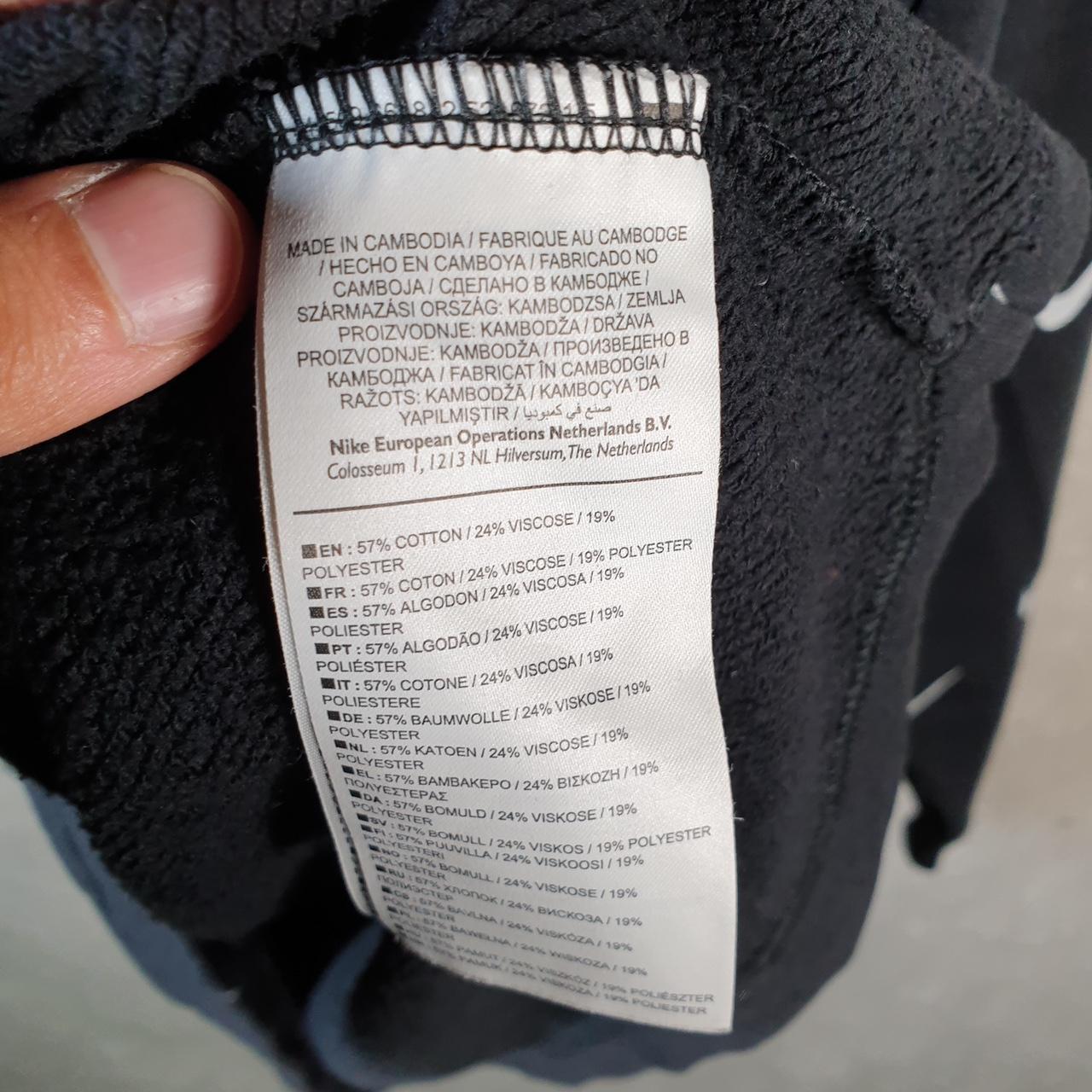 Vintage Nike All Over Print AOPA Sweatshirt Mens small Black Swoosh Y2K Pullover