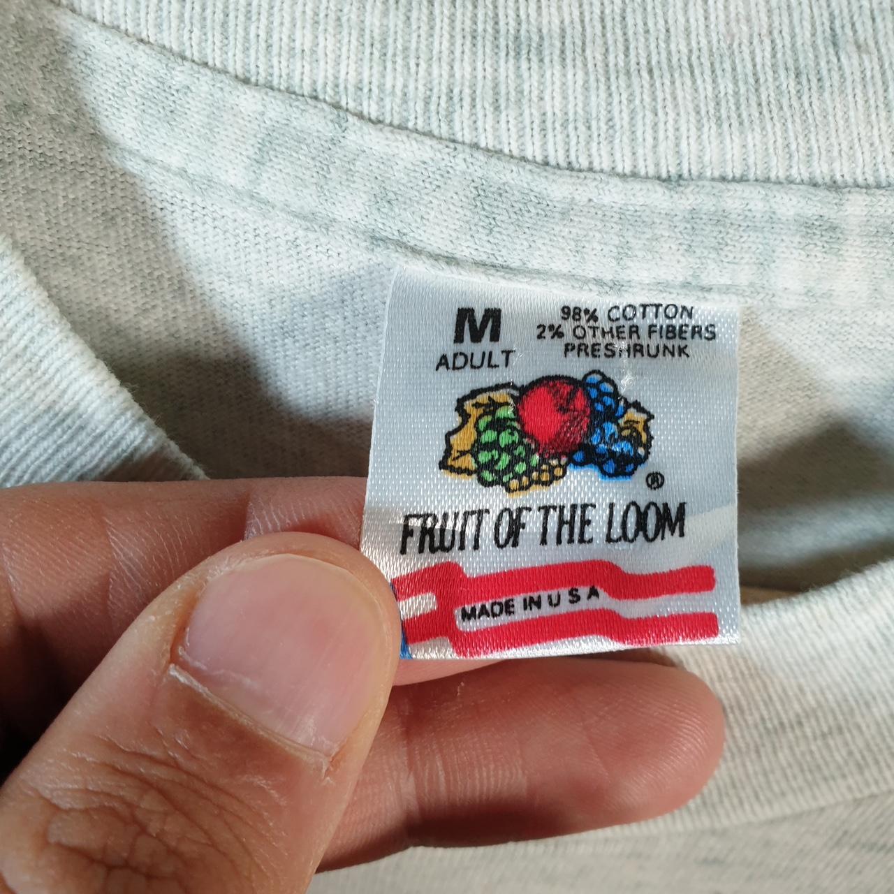 Vintage Fruit of the Loom Florida State 90s Single Stitch T Shirt Men’s Medium Grey