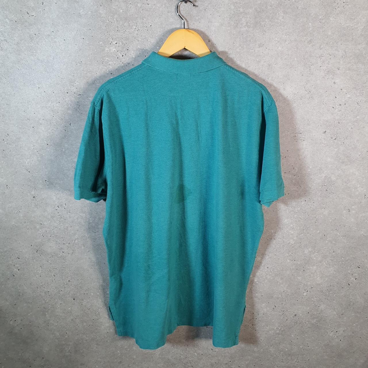 Vintage Ralph Lauren GolF USA Polo Shirt Men’s XL Blue Cotton Custom Fit C9582