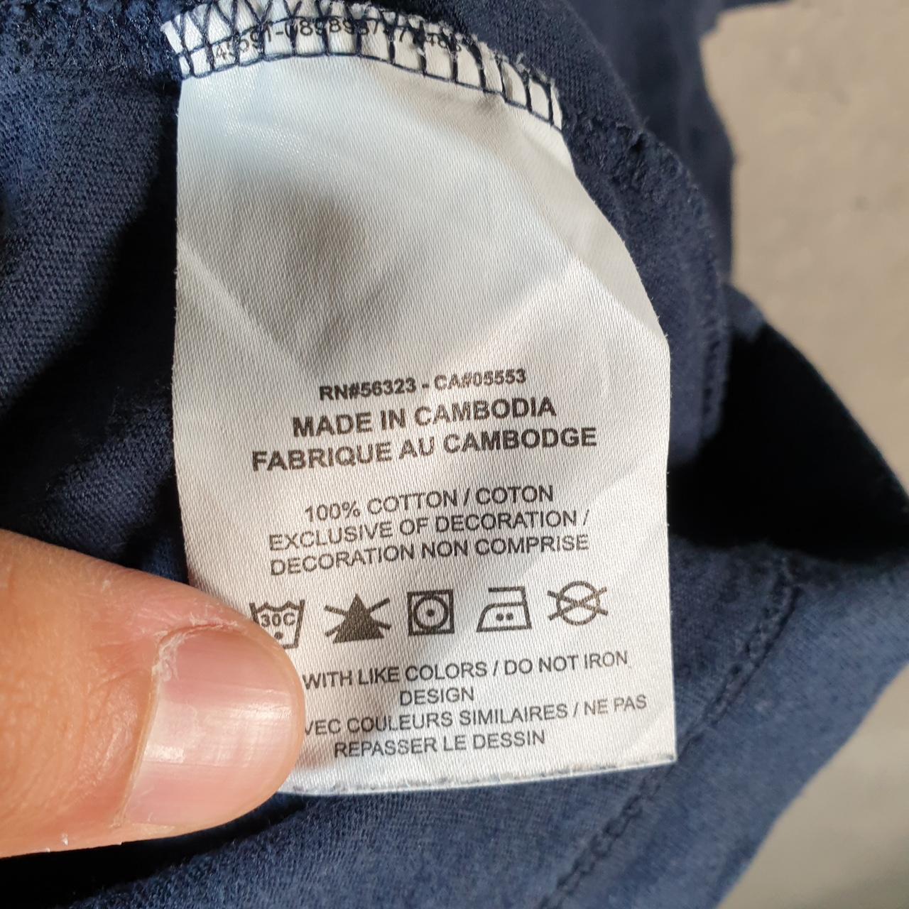 Vintage Nike T Shirt Men’s Large Blue Printed Single Swoosh Logo Athletic C8243