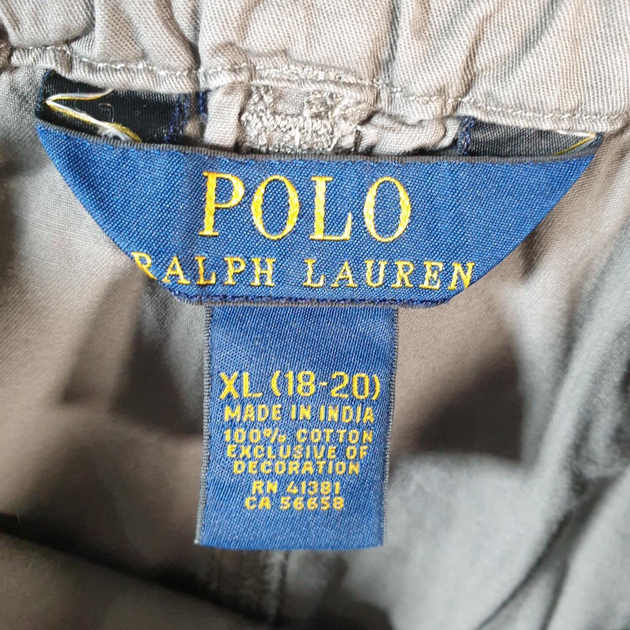 Vintage Ralph Lauren Polo Shorts Jorts Chino Cargo Womens W28 Grey Baggy Cotton