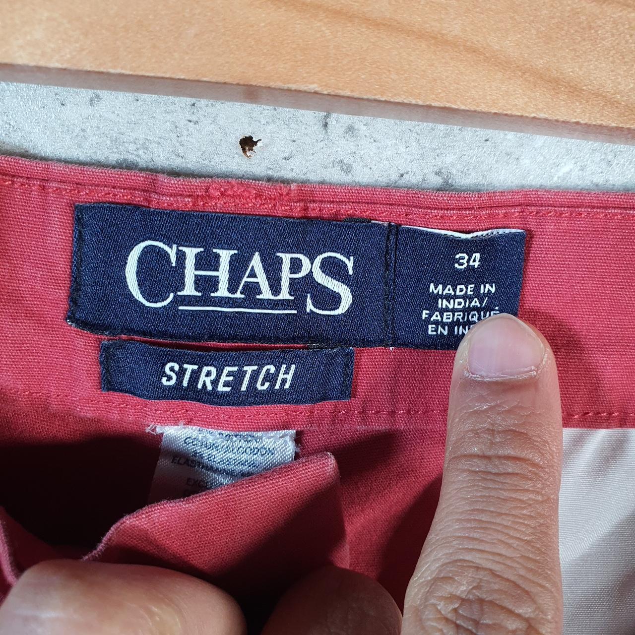 Vintage Chaps Ralph Lauren Polo Shorts Jorts Cargo Men’s W34 Red Baggy Cotton A4245