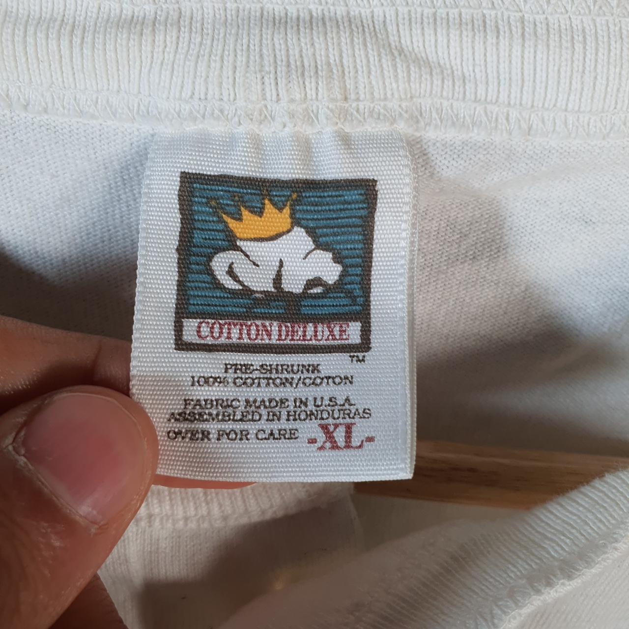 Vintage Cotton Deluxe Ukraine 1997 USA Single Stitch T Shirt Men’s XL White