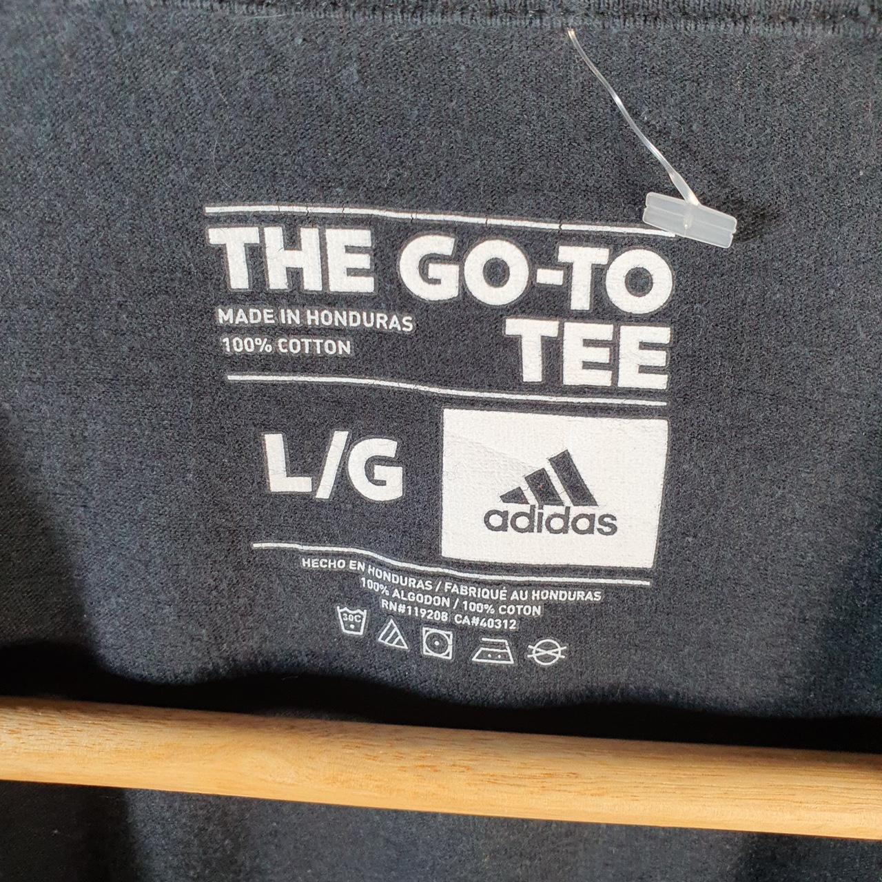 Vintage Adidas Go To San Antonio Spurs T Shirt Men’s Large Black Three Stripes Logo Athletic