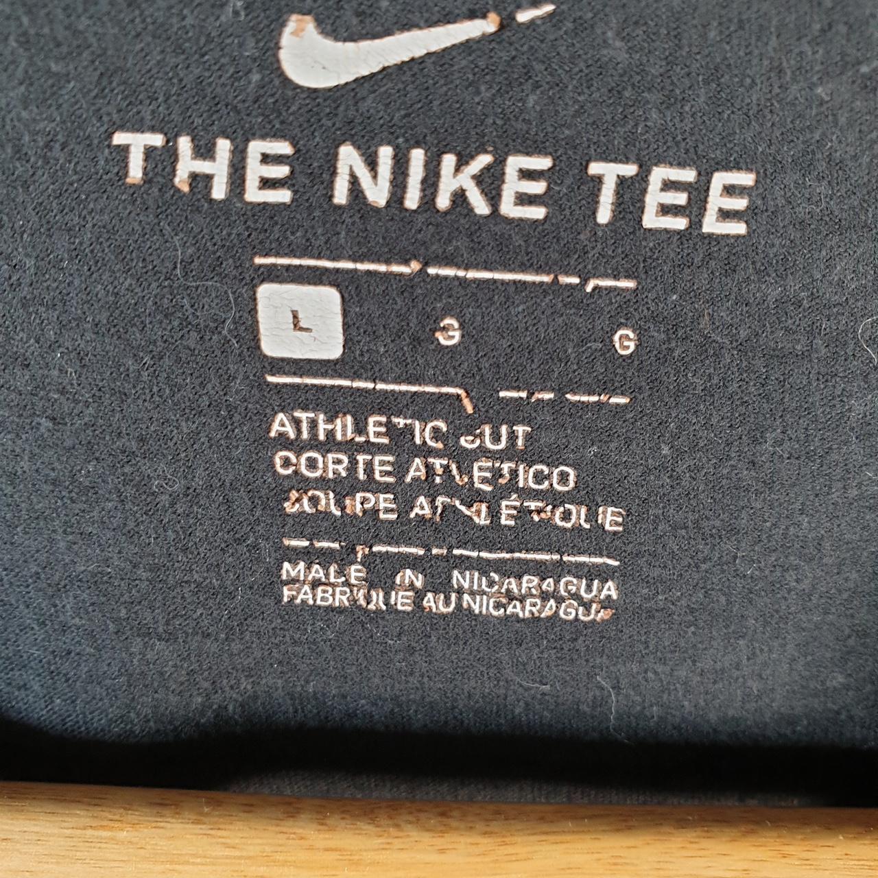 Vintage Nike Air Rocket Spellout T Shirt Men’s Large Black Logo Swoosh Athletic