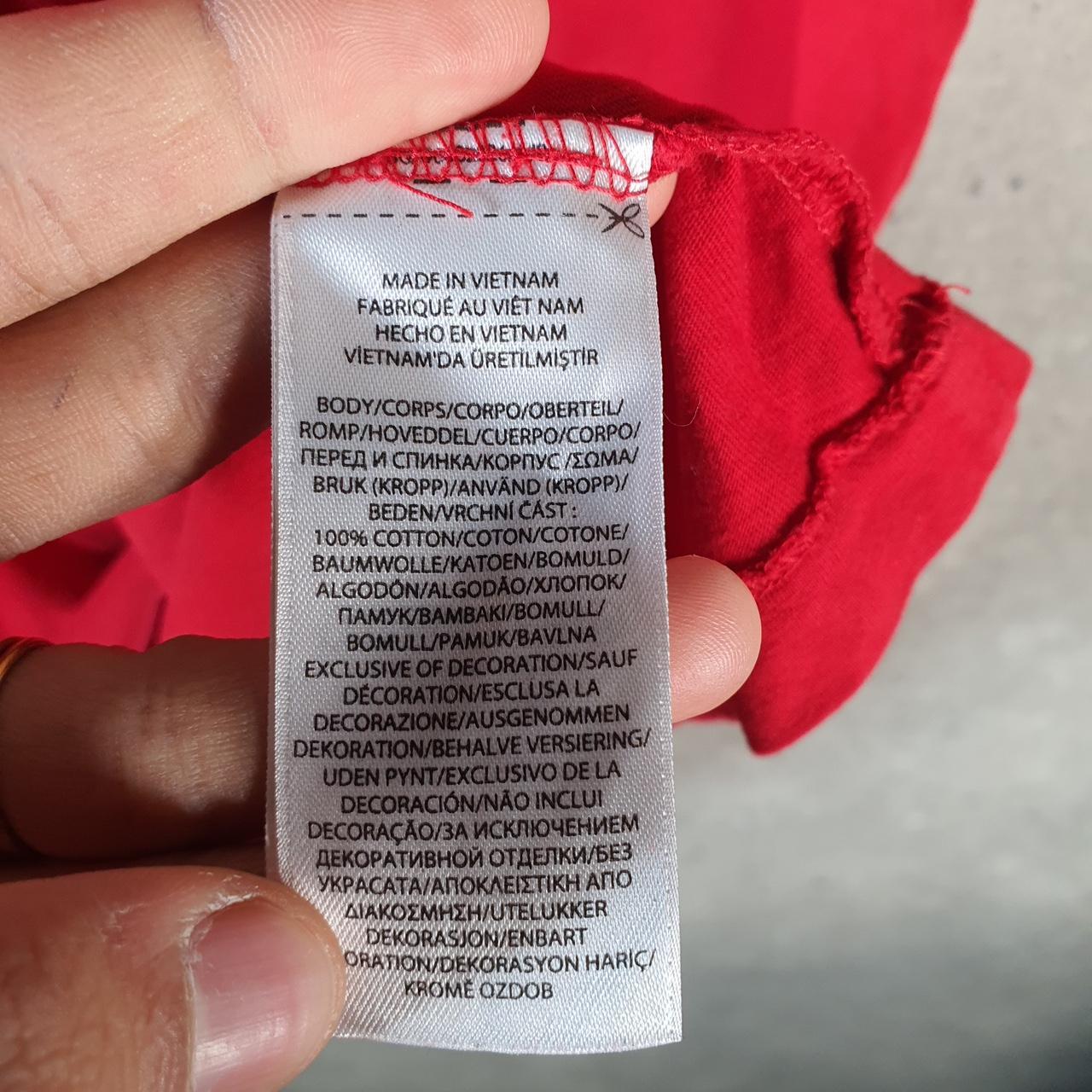 Vintage Ralph Lauren Polo Sport T Shirt Men’s Medium Red Classic Fit Embroidered Pony C8632