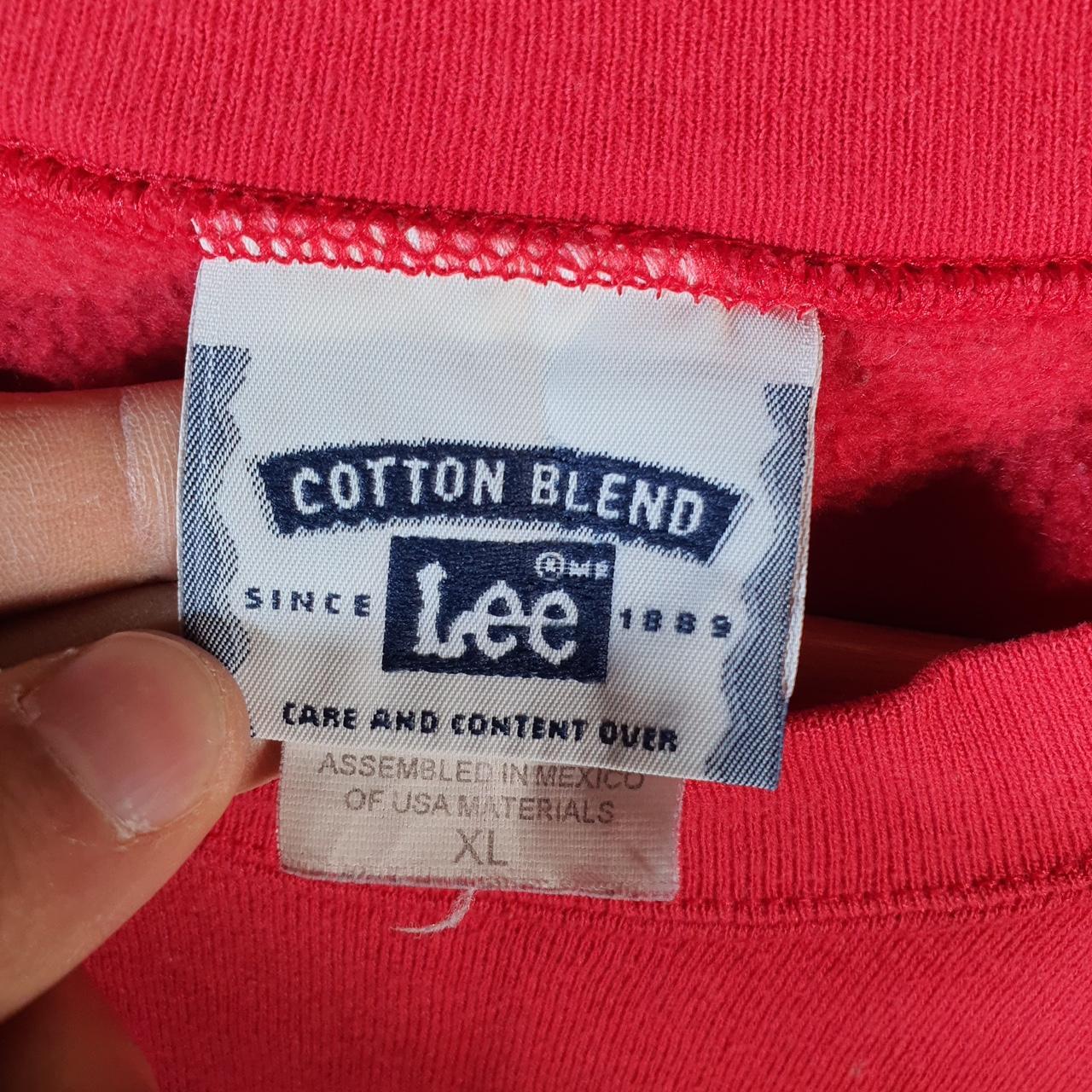 Vintage Lee Cotton Blend 1999 Jesus Christmas Sweatshirt Men’s XL Red USA