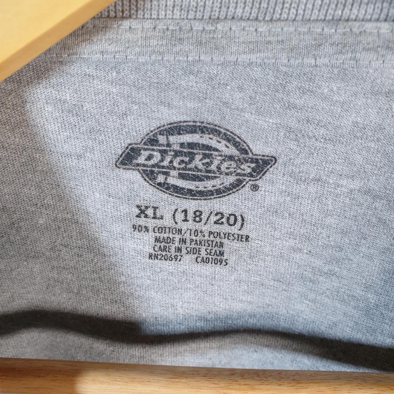 Vintage Dickies Pocket T Shirt Womens XL Grey Workwear Chore Utility Original Fit C9956